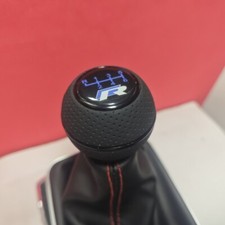 SCHWARZ LEDER 6-G SCHALTKNAUF