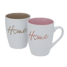 6 Stk Kaffeetassen HOME rosa