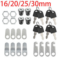 4 Stk 16/20/25/30mm Schloss für Schrank Postfach Fass Schublade Schließfach