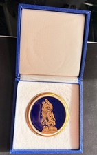 Weimar Porzellan Medaille in