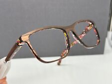 Etnia Barcelona Brille Herren Damen braun holz optik  Eckig Luzern terazzo