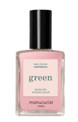 Green nail polish - green,