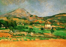 Kunstkarte Paul Cézanne "Tal