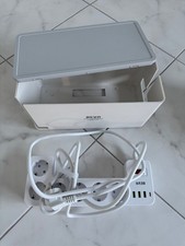 Beva Kabelbox mit Steckdosenleiste, weiß