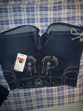 Jeans Kurz Trachten Neu Gr M