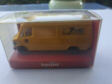 Herpa 1/87 Nr. 4123 Mercedes Benz Sprinter Kasten Post gelb OVP