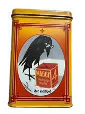 Vintage Maggi Dose Sammler selten orange antik 