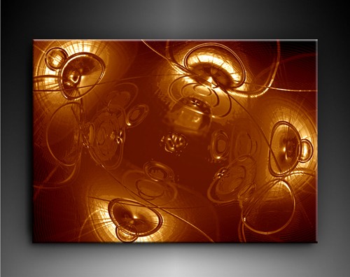 Abstrakt wandbilder - abstrakt, 3d,