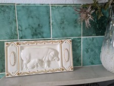 Alte Kachel, Tiermotiv - Jugendstil