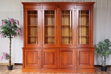 Nr.2068 Tradition France Vitrine Bibliothek Kirsche Vollholz