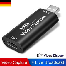 4K Video Capture Card HDMI USB 1080P Live Video Streaming Game Recorder USB-C