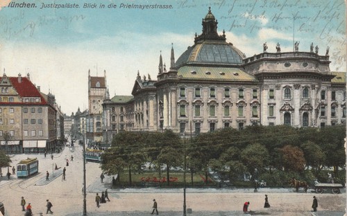 München justizpalast blick - münchen,