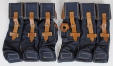 1 Paar Magazintaschen Sturmgewehr StGw44 KVP DGP DVP DDR SBZ Fertigung original 