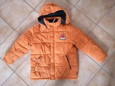 s.Oliver Winterjacke Mantel Jungen Gr. M orange mit abnehmbarer Kapuze warm