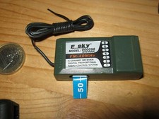 Empfänger für bis zu 6  Servos  Graupner Anschl. 40 Mhz FM Esky  mit Kanal 50