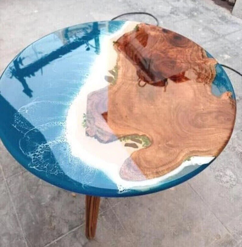 Epoxid kaffee table top - table, /