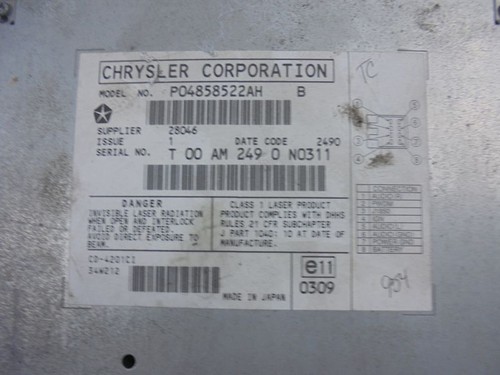 Chrysler 300m wechsler - chrysler,
