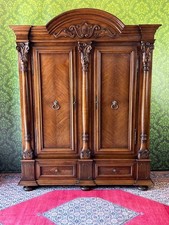 Barock Schrank Kleiderschrank Dielenschrank Gründerzeit Bauernschrank Landhaus
