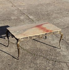 Vintage Marmor und Messing