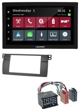 Blaupunkt DAB Bluetooth USB MP3 2DIN Autoradio für BMW 3er E46 mit großem Navi R