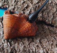 Freehand Pfeife Bruyere, Unikat, 9 mm Filter