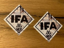 2x IFA sticker vintage GDR VEB