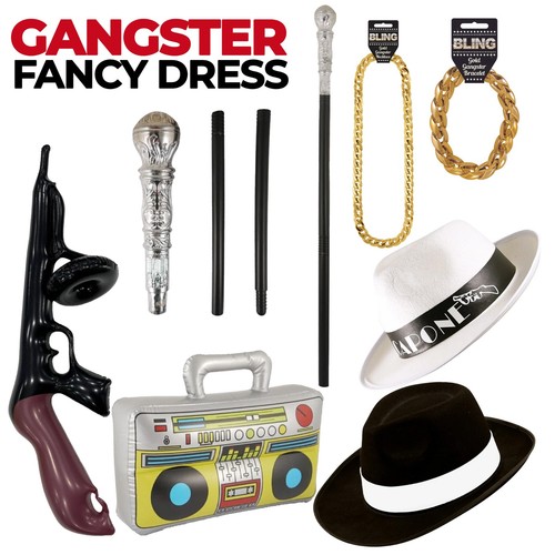 Gangster kostüm accessoire - gangster,