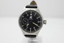 Carucci Limited Edition CA 1129 Handaufzug Edelstahl Fliegeruhr 47mm