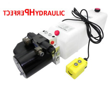 Doppelwirkend Hydraulikaggregat Hydraulik Pumpe 11L  2,5 KW 24V Kipper LKW