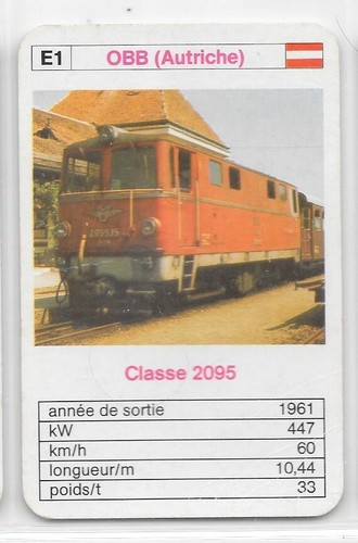 Karte obb klasse 2095 - -,
