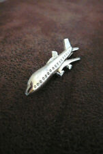 Krawattennadel Lufthansa 925 Silber Flugzeug Klammer Geldclip Luftfahrt clip LH
