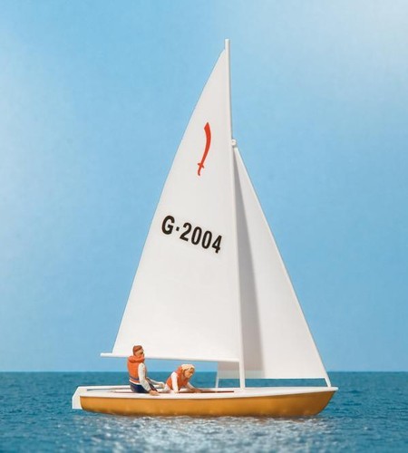 Preiser segler segelboot - segler, (4).