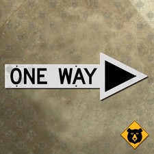 New York City ONE WAY road