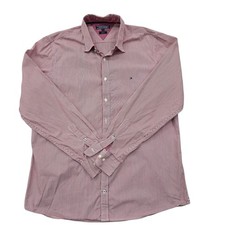 Tommy hilfiger hemd rot - tommy, weiß