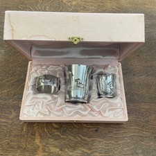 3 tlg. Taufset versilbert