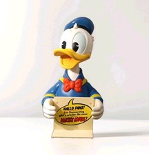 Donald Duck Werbeaufsteller für Micky Maus Bücher Disney 1980er Vintage Rar ✅