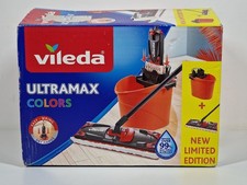 Vileda 167767 Ultramat Colors Rot 2in1 Komplettset Limited Edition Wischmop Set