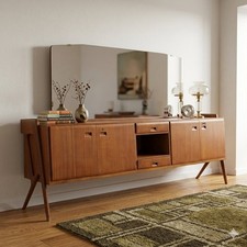 Vintage anrichte mit spiegel - anrichte,