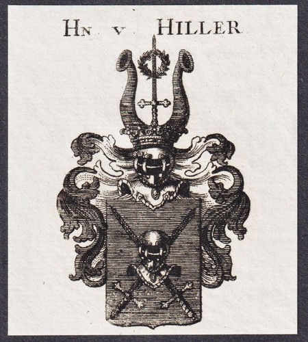 Hiller wappen coat arms - hiller,