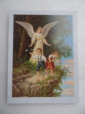 Schutzengelbild Nr 33 Wand Engel Bild Kinder Geschenk ca. 21 x 28 cm Sonderpreis