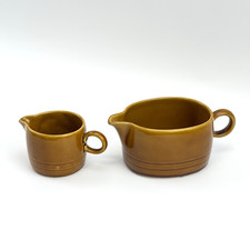 Melitta Ceracron Set | Vintage Saucieren & Krug | 70er West Germany | Braun