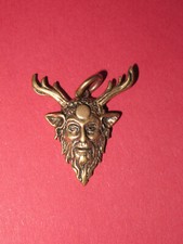 Cernunnos Herne, Bronze Anhänger, Bronzeschmuck Mittelalter Keltisch Neu