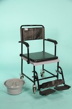 Toilettenstuhl Toilettengestell Nachtstuhl WC-Stuhl fahrbar #9017