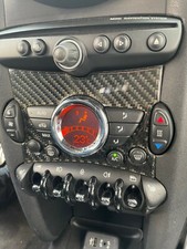 MITTELKONSOLE ECHT CARBON EINSATZ FÜR MINI COOPER ab ca.2011 R55 R56 R57 R58 R59