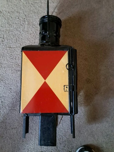 Alte eisenbahnlampe - alte,