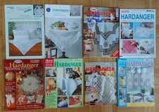 8 x Zeitschrift Hardanger Sticken Stickerei Vintage Anleitung Sammlung Handarbei