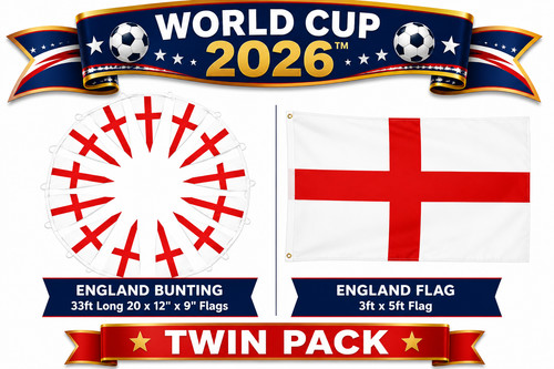 England flagge wimpelkette 10m - england,
