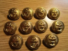 Kriegsmarine 11 Knöpfe  in