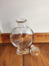 Glasflasche 0,2 Liter Herzform mit Korken ohne Schädern
