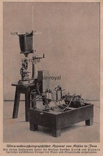 Ultra-Mikroskop - Köhler Jena - 1924 - Historisches Bild ~9x13cm -
